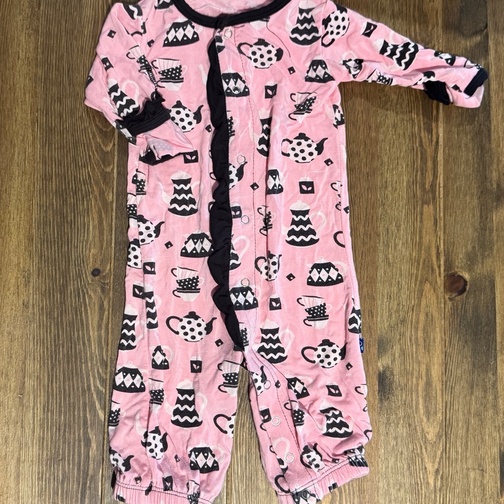 Kickee Pants NB Teatime Romper